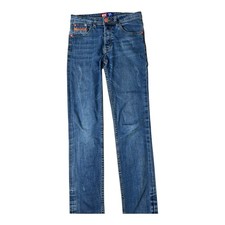 Diesel x Adidas Vintage Jeans 28Waist Denim Blue Distressed Italy Made 