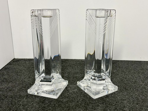 Pair daum france crystal - france,