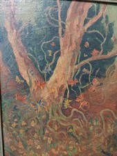 Harold harris oil on canvas signed 'Storm Child '