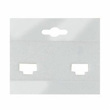 100 White Plastic Jewelry