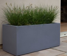 80cm Grey Smooth Urban Trough
