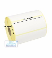 101.6mm x 38mm White Direct