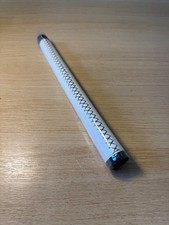 Genuine Cowhide Leather Stitchback Putter Grip Pistol Style White