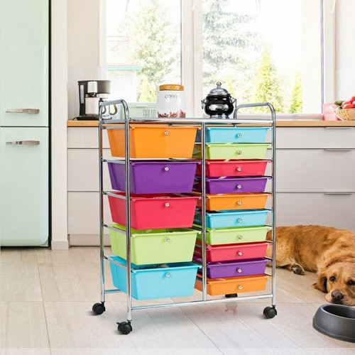 Drawer rolling storage cart - rolling,