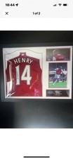 Thierry Henry Arsenal Shirt hand signed Inc COA