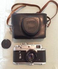 Classic  ZORKI "4K" Camera, Original Case and Lens Cap
