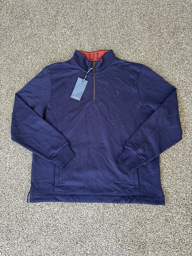 Joules zip sweatshirt navy - 1/4,