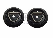 2 x Tie Down Lashing Rings STAINLESS STEEL Horsebox Van Truck Ifor Williams 