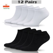 Mens Womens Trainer Liner Ankle Socks Invisible Cotton Low Cut Sports Socks lot
