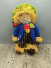 Hand Knitted Scarecrow/ Clown/