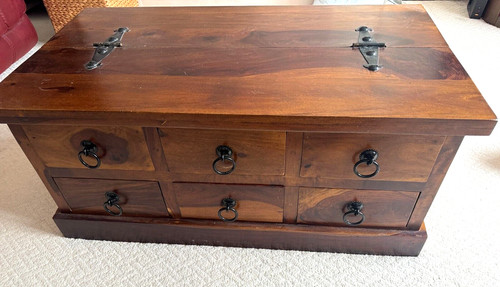 Solid wood jaipur coffee - solid,