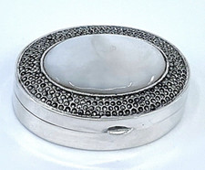 Oval Pill Box 925 Sterling