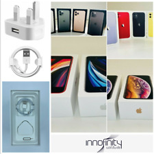 Empty iPhone Box -11 Pro Max, 11 Pro, 11, XS, XS Max, XR, W/Plug, Cable, SIM PIN