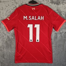 Liverpool 2021/2022 Home Football Shirt #11 SALAH Nike M Medium