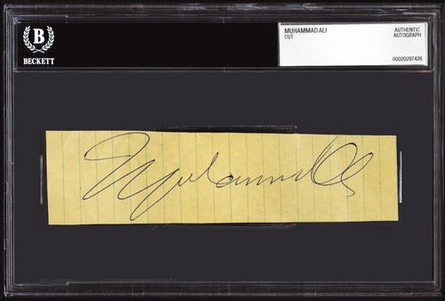 Muhammad ali signed - **muhammad,