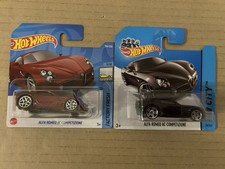 Hot Wheels Basic 2 x Alfa Romeo 8C Competizione Red & Black