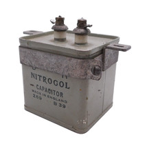 Dubilier Nitrogol 4µF 4UF 4MFD ± 20% 350DC Capacitor Used #2