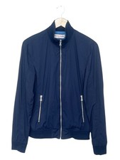 Men’s Orlebar Brown Maddox Bomber Jacket Water Resistant Navy Windbreaker Medium