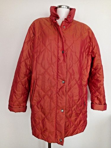 Ladies lightly quilted orange - ladies,