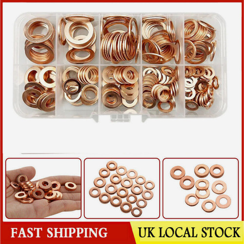 200pcs copper washers diesel - washers,