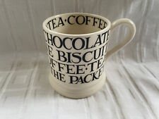 Emma Bridgewater - 1/2 Pint Mug - Black Toast - New/Unused