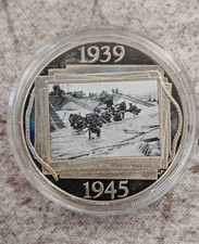 2019 Gibraltar "Road To Victory" D-DAY 75th Anniversary Half-Crown Coin