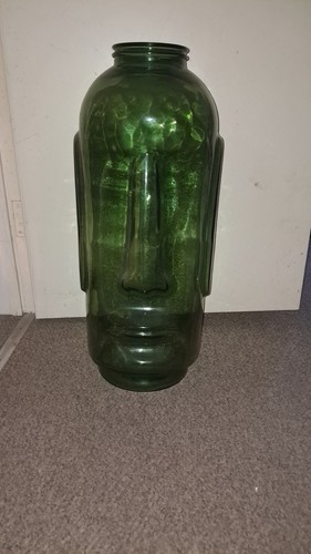 Large green glass easter - green,