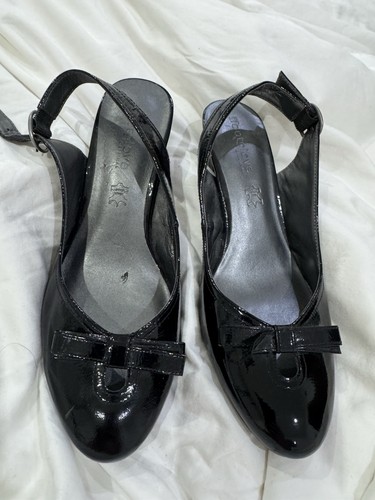Footglove black patent - black,