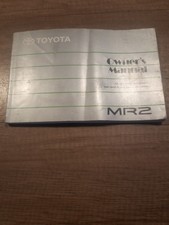 1991/92 Toyota MR2  OWNERS