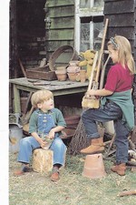 Childrens Fitting Department Russell&Bromley Advrtising Card Postcard used VGC