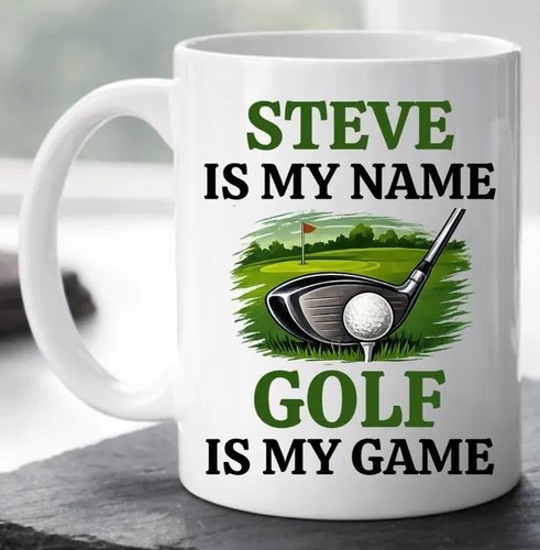 Golf themed personalised - themed,, 11oz