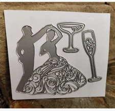 Wedding card die - wedding,