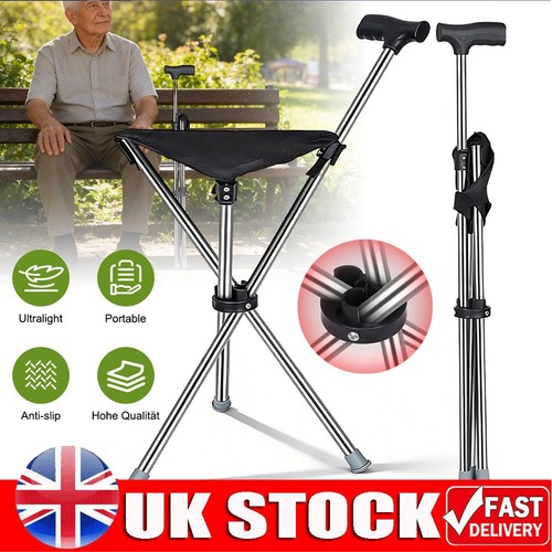 2in1 folding walking stick - 2in1,