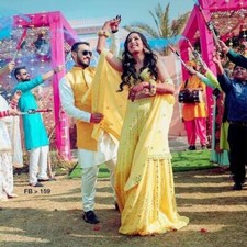 DRESS PARTY WEAR NEW DESIGNER BOLLYWOOD PAKISTANI INDIAN SALWAR KAMEEZ WEDDING