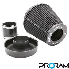 PRORAM Performance Cone Air Intake Filter & Aluminium Velocity Stack - Universal
