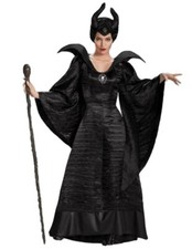  Maleficent Fancy Dress Devil Costume Deluxe Evil Queen Wicked Costume Halloween