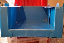 SET OF 4 Corrugated Plastic Storage Boxes 600mm x 400mm NEW
