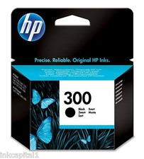 HP No 300 Black Original OEM Inkjet Cartridge CC640EE Deskjet Printer