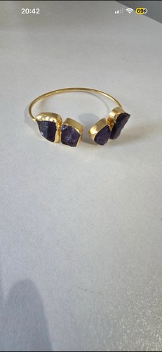 Raw purple amethyst - purple,