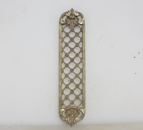 Antique brass pierced finger - pierced,