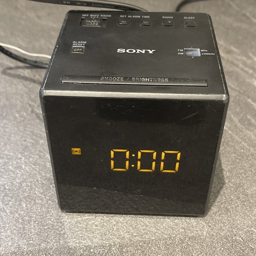 Sony icf cube - clock, radio