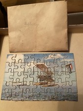 Antique Mini Jigsaw Puzzle Biplane
