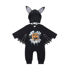 Halloween Bat Costumes Cosplay Jumpsuit Hat Outfit Set Fancy Dress Baby My First