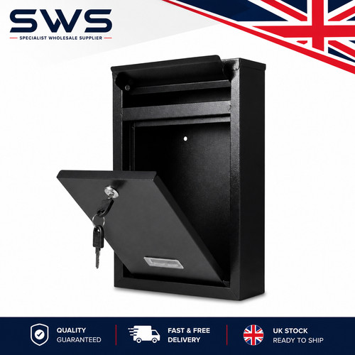 Large black lockable - large, post