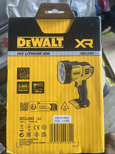 Dewalt dcl043 18v - 18v, cordless
