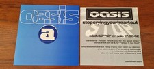 OASIS STOP CRYING YOUR HEART OUT  12” Promo Vinyl  RKID 24TP UNPLAYED
