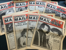 SPEEDWAY MAIL 1983 ... 8 issues March to October ++ FREEPOST