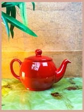 London Tea Company Original Chatford Stoneware Teapot 4-cup Red No Strainer