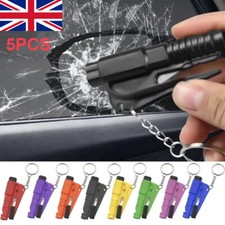 5X Car Safety Hammer Window Glass Breaker Seat Belt Cutter Emergency Escape Tool
