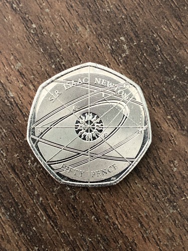 Sir isaac newton - isaac, 50p